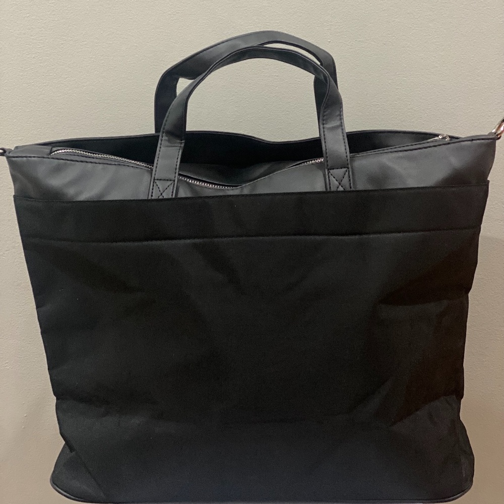 Versace Parfums Black Shoulder Bag